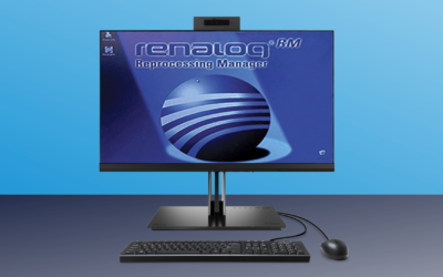 Renalog®RM Pantalla del software de Reprocesamiento del dializador PRODUCTO CLEARFEX
